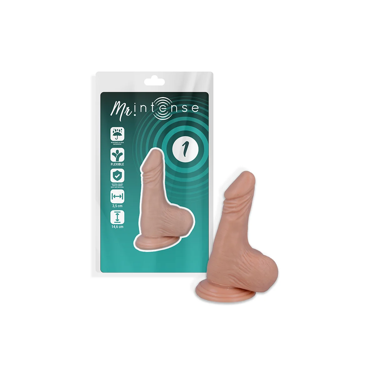 Mr 1 realistischer Penis 14.6 cm -O- 3.5 cm von Mr. Intense kaufen | Fesselliebe