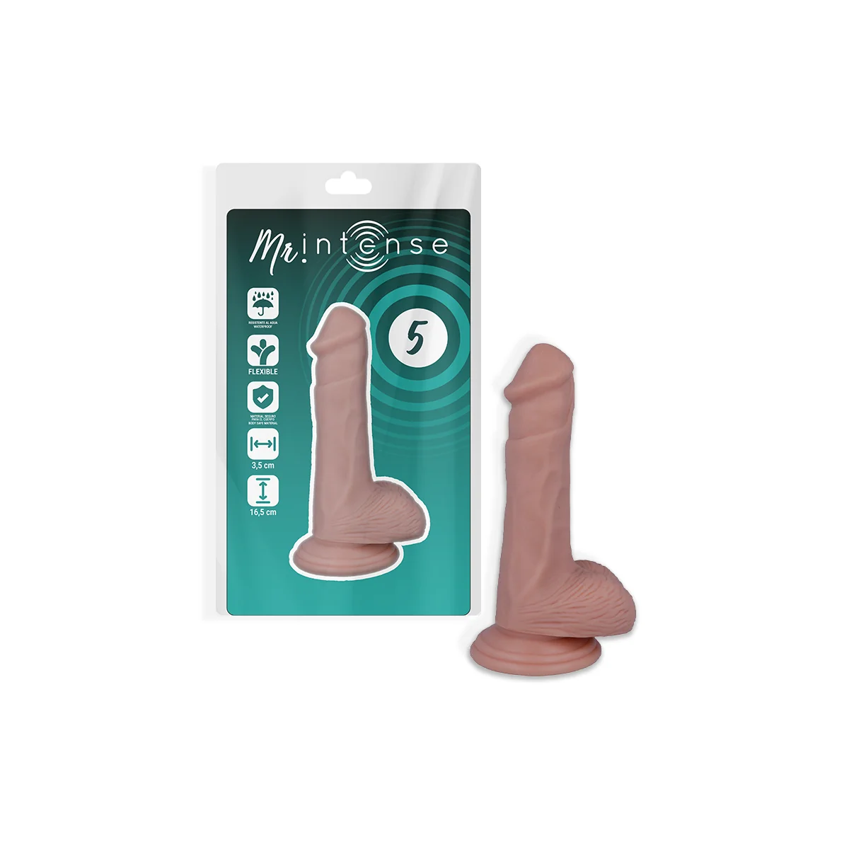Mr 5 Realistic Penis 16.5 cm -O- 3.5 cm von Mr. Intense kaufen | Fesselliebe