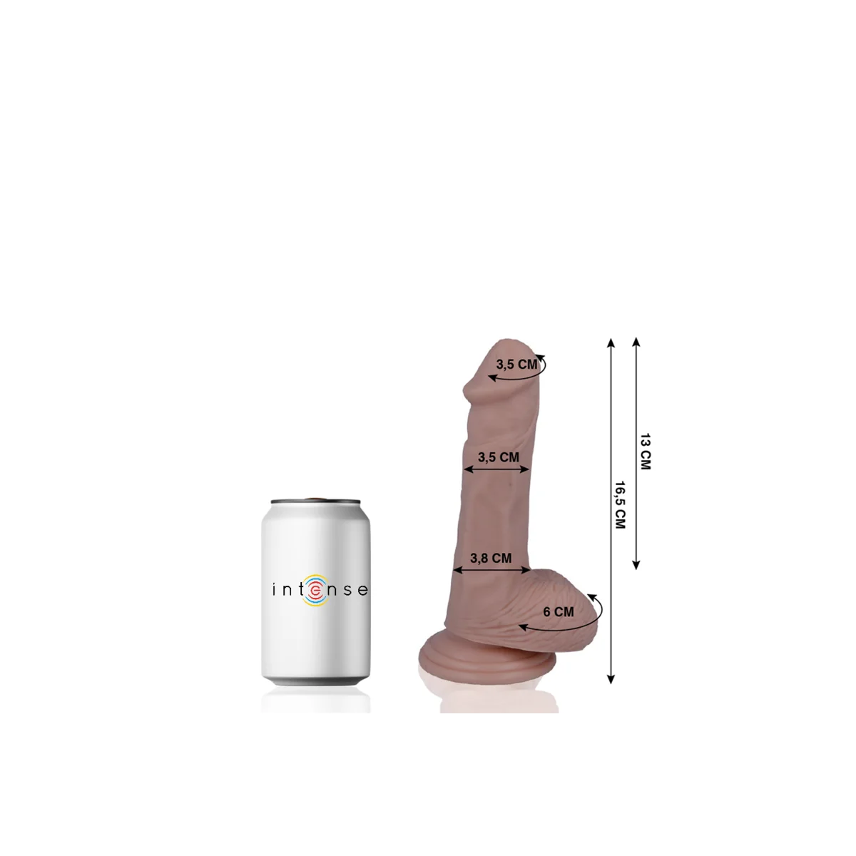 Mr 5 Realistic Penis 16.5 cm -O- 3.5 cm von Mr. Intense kaufen | Fesselliebe