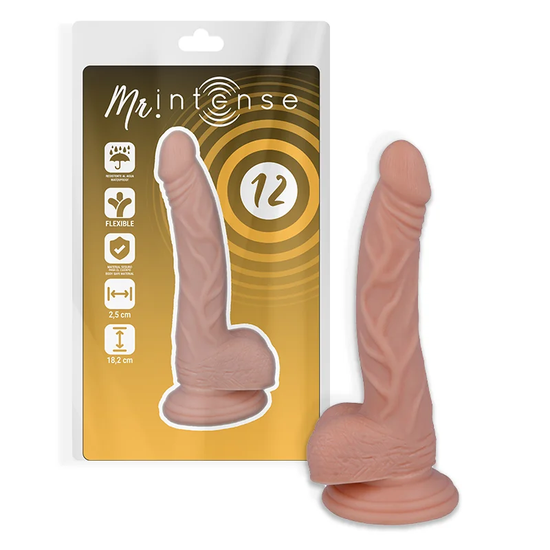 Mr 12 Realistic Penis 18.2 cm -O- 2.5 cm von Mr. Intense kaufen | Fesselliebe