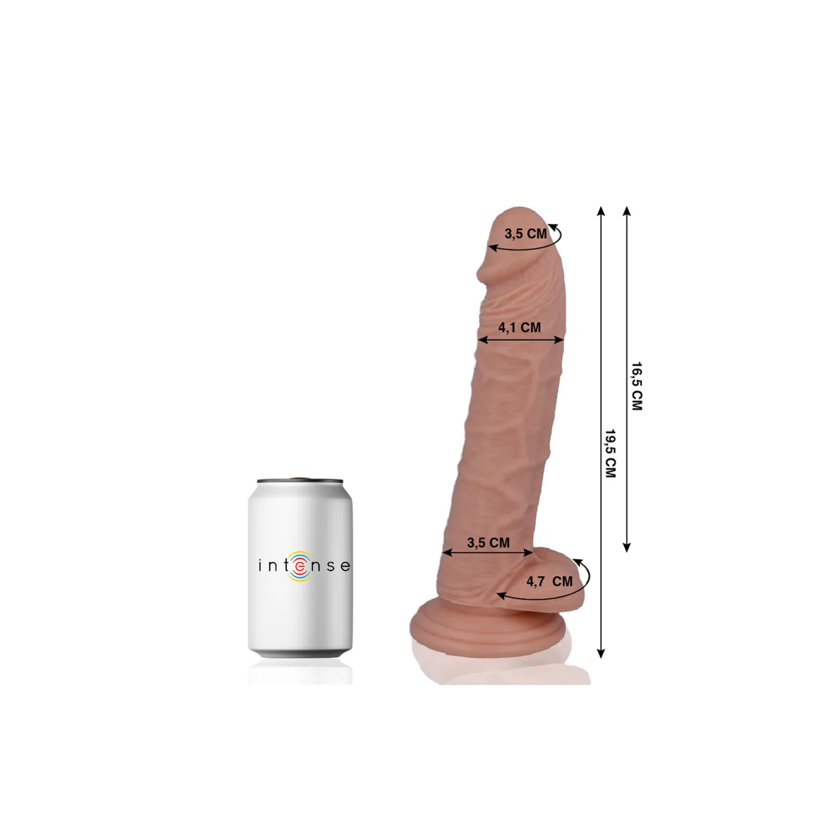 Mr 15 realistischer Penis 19.5 cm -O- 4.1 cm von Mr. Intense kaufen | Fesselliebe