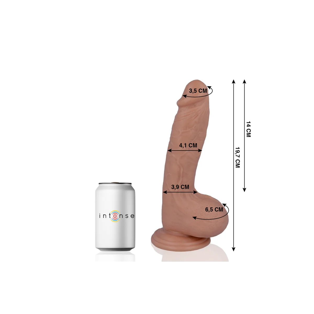 Mr 17 realistischer Penis 19.7 cm -O- 4.1 cm von Mr. Intense kaufen | Fesselliebe
