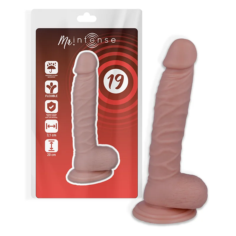 Mr 19 Realistic Penis 20 cm -O- 3.1 cm von Mr. Intense kaufen | Fesselliebe