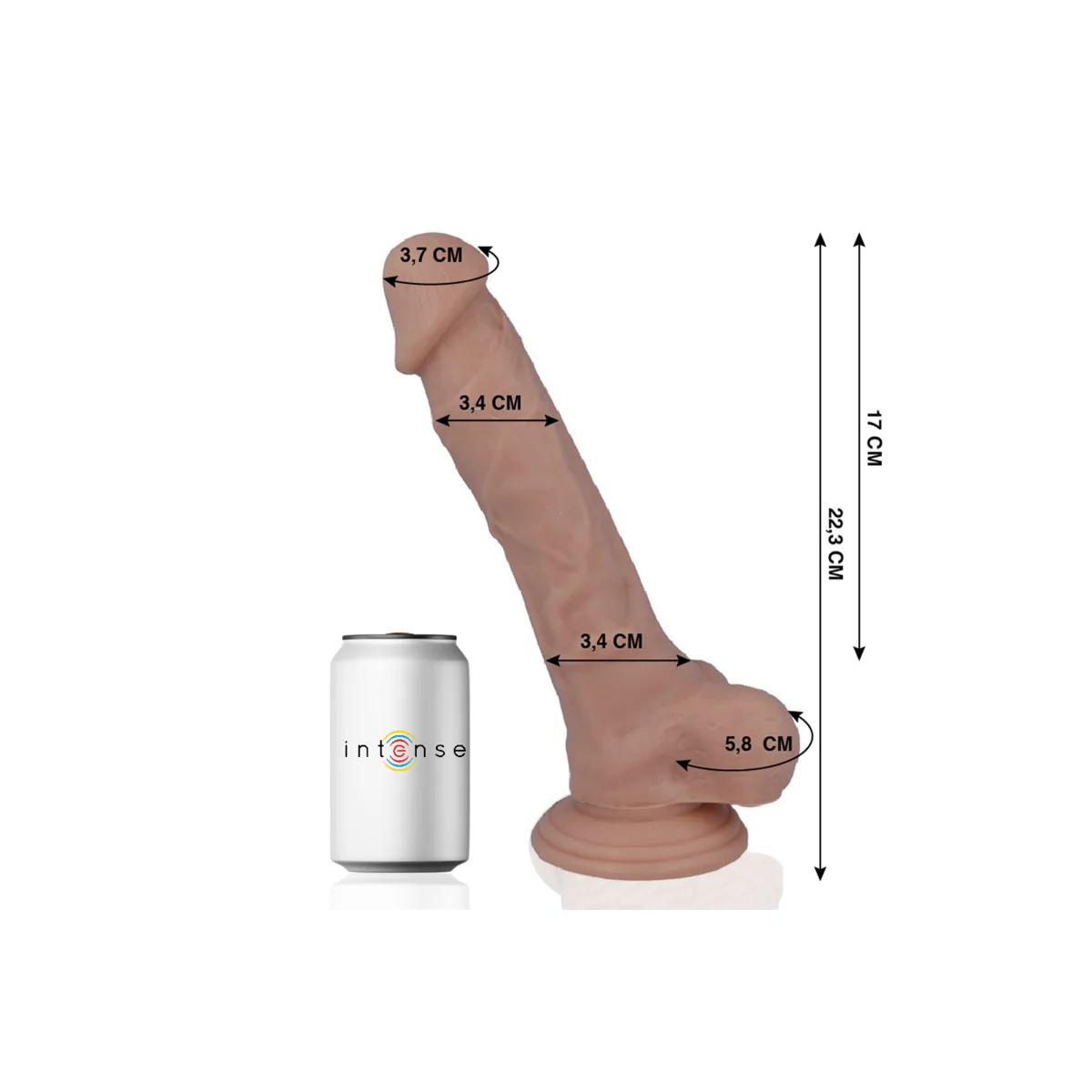 Mr 28 realistischer Penis 22.3 cm -O- 3.4 cm von Mr. Intense kaufen | Fesselliebe