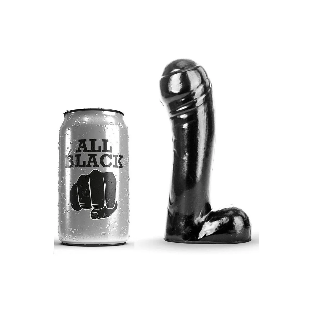 Dildo Schwarz 15 cm von All Black kaufen | Fesselliebe