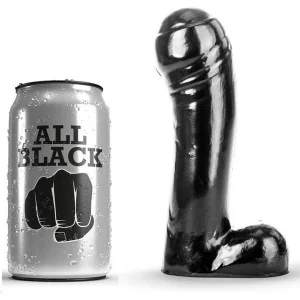 Dildo Schwarz 15 cm von All Black kaufen | Fesselliebe