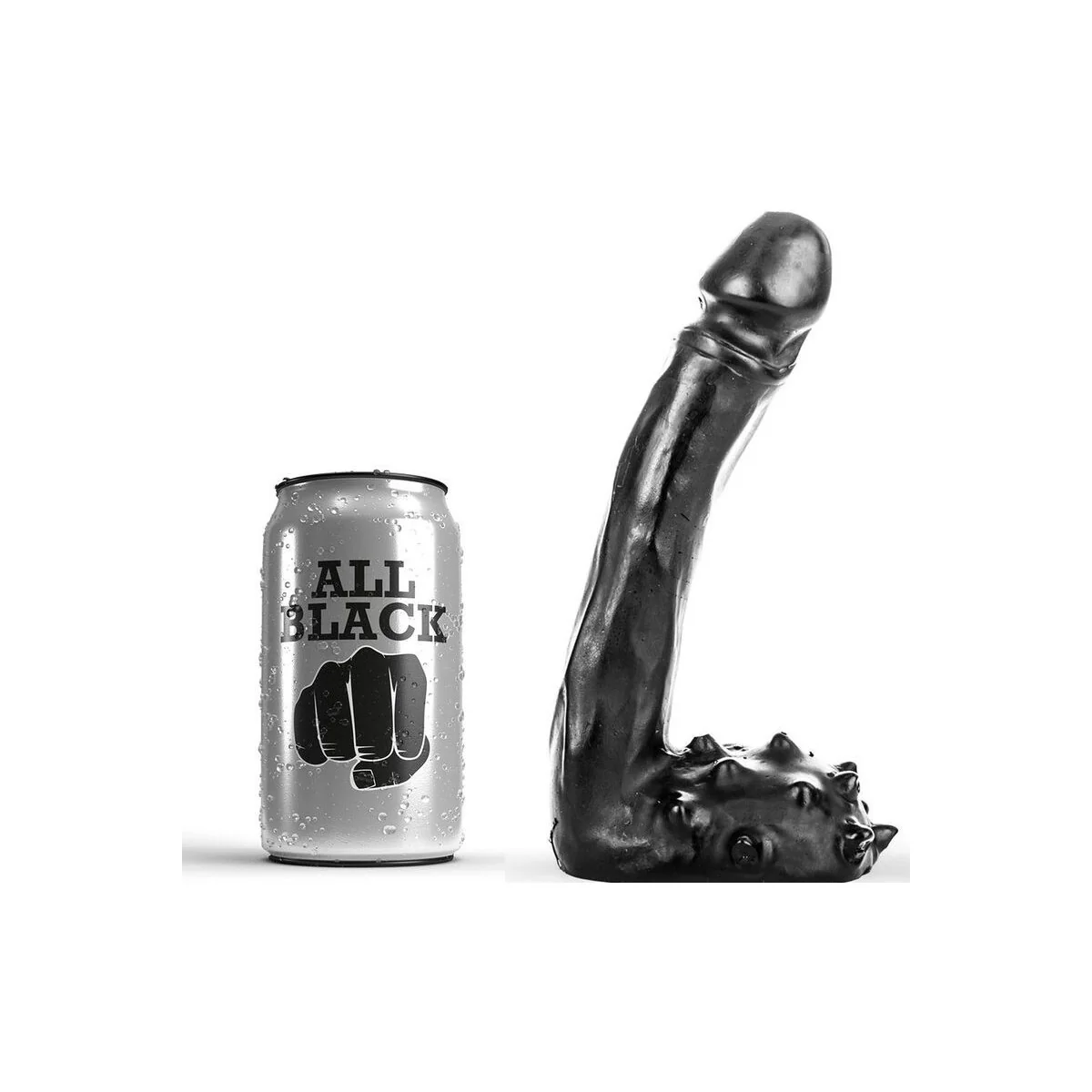 Realistischer Dildo 19 cm von All Black kaufen | Fesselliebe
