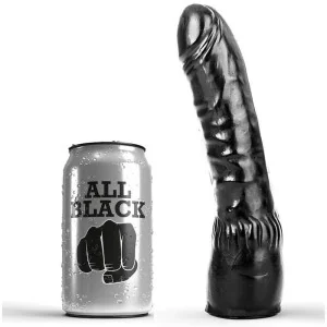 Dildo Schwarz Realistisch 20 cm von All Black kaufen | Fesselliebe