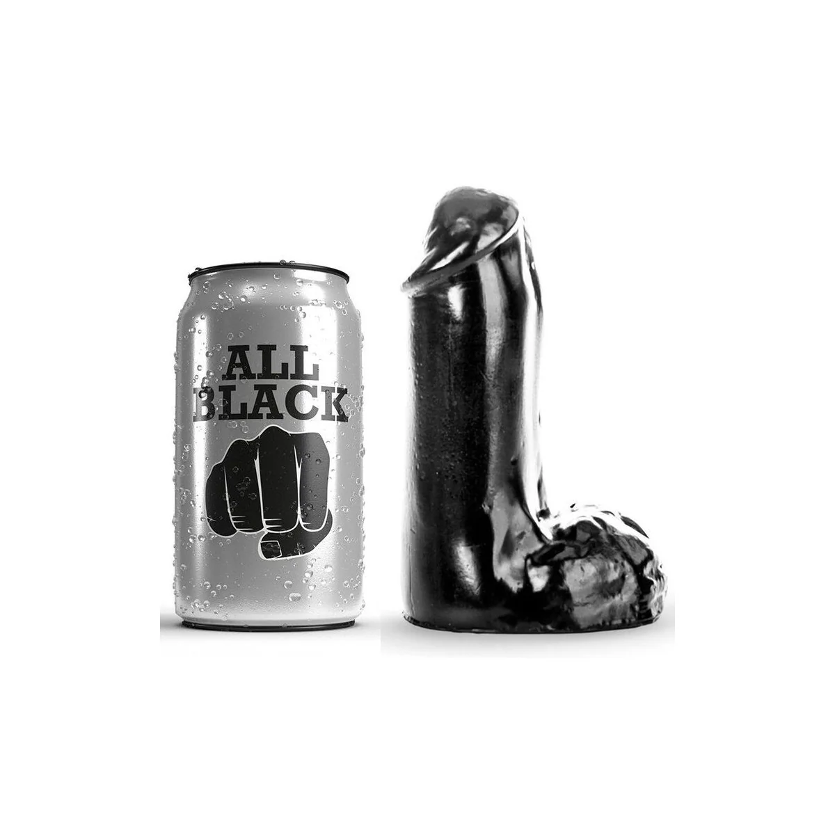 Realistischer Dildo 13 cm von All Black kaufen | Fesselliebe