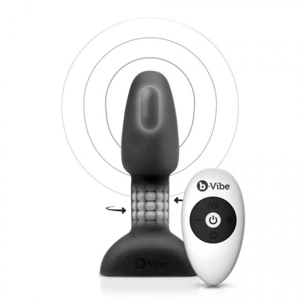 Rimming Analplug mit Fernbedienung Petite Schwarz von B-Vibe kaufen | Fesselliebe