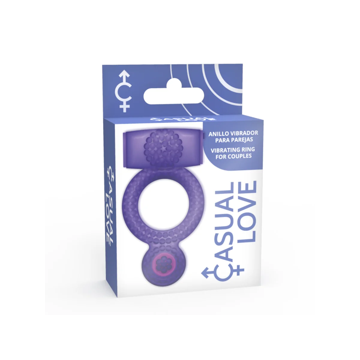 Ring Doppelter Genuss Lila Ring von Casual Love kaufen | Fesselliebe