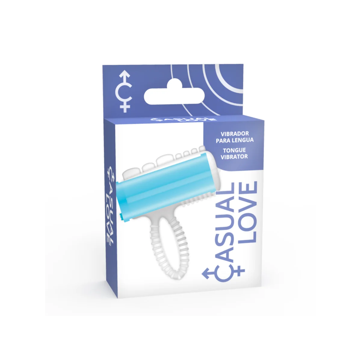 Ringzunge Vibrierendes Blau von Casual Love kaufen | Fesselliebe