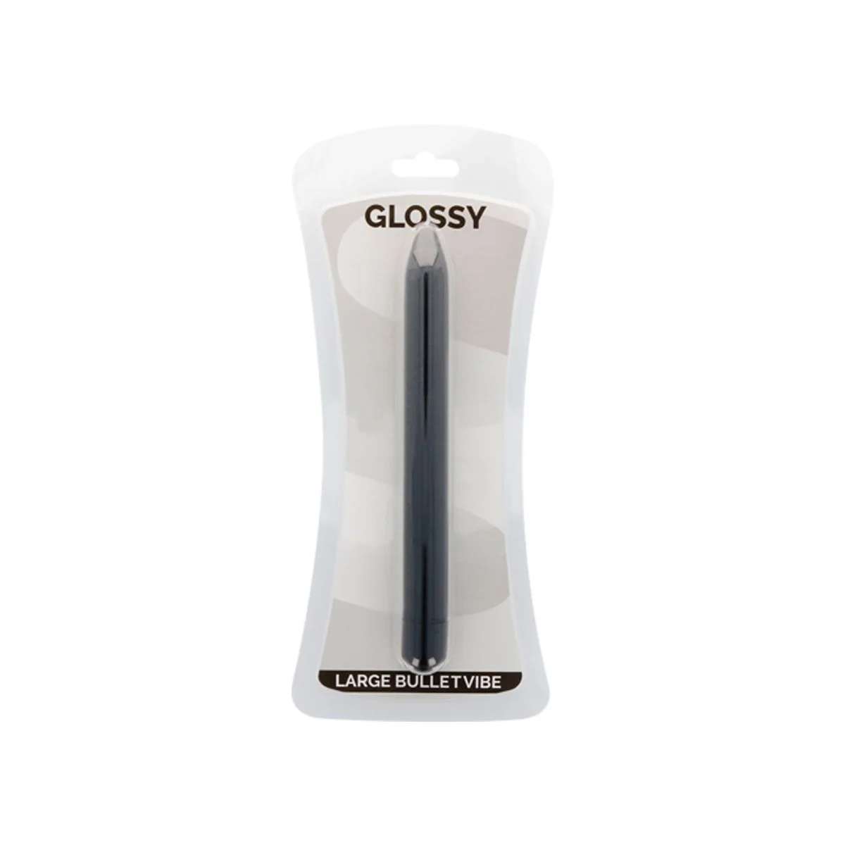 Schlanker Vibrator Schwarz von Glossy kaufen | Fesselliebe