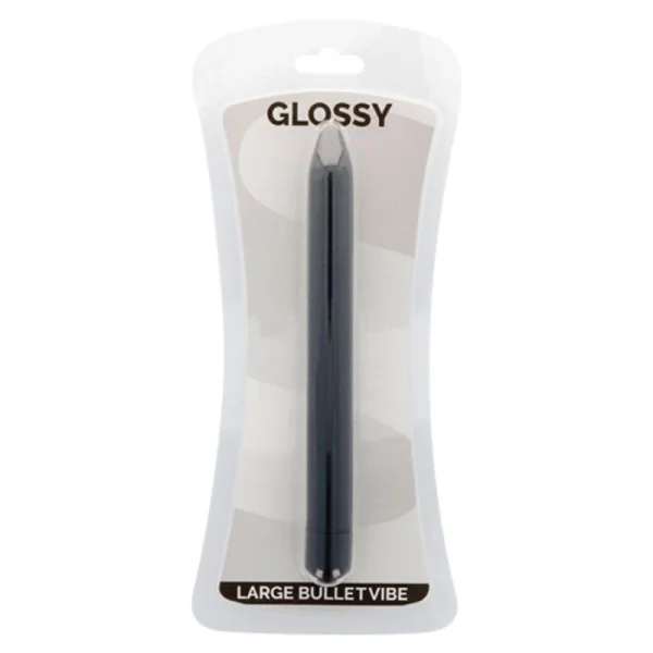 Schlanker Vibrator Schwarz von Glossy kaufen | Fesselliebe