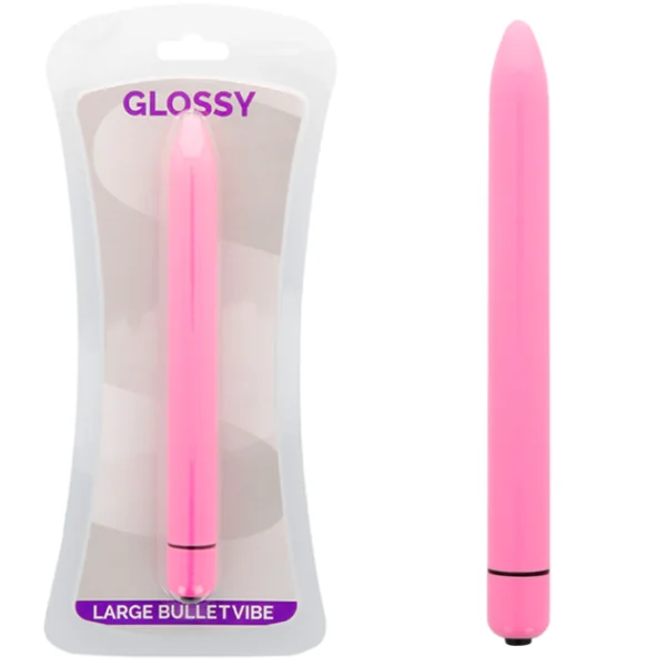 Schlanker Vibrator Deep Rose von Glossy kaufen | Fesselliebe