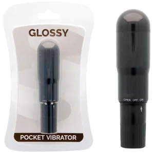 Taschenvibrator Schwarz von Glossy kaufen | Fesselliebe