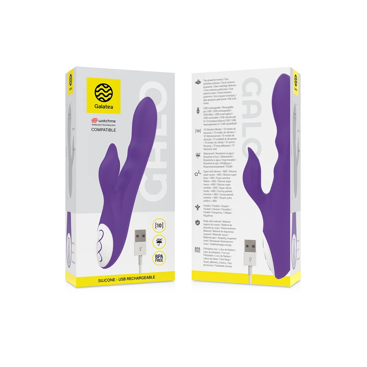 Galo Lilac Vibrator Kompatibel mit Watchme Wireless Technology von Galatea kaufen | Fesselliebe