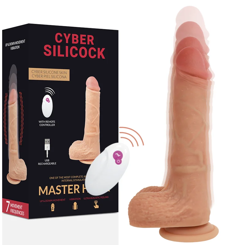 mit Fernbedienung Realistisch Master Huck 20.9 cm -O- 4 cm von Cyber Silicock kaufen | Fesselliebe
