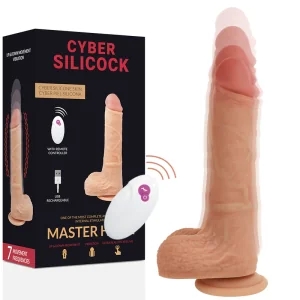 mit Fernbedienung Realistisch Master Huck 20.9 cm -O- 4 cm von Cyber Silicock kaufen | Fesselliebe