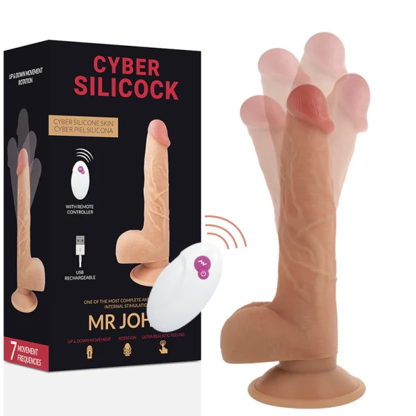 mit Fernbedienung Realistisch Mr John 23.88 cm -O- 4.3 cm von Cyber Silicock kaufen | Fesselliebe