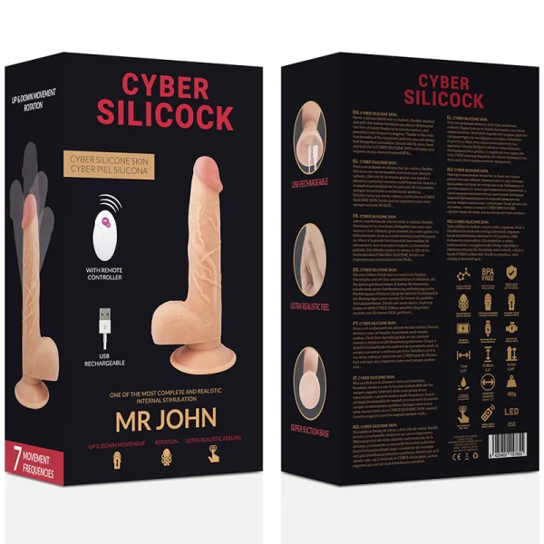 mit Fernbedienung Realistisch Mr John 23.88 cm -O- 4.3 cm von Cyber Silicock kaufen | Fesselliebe