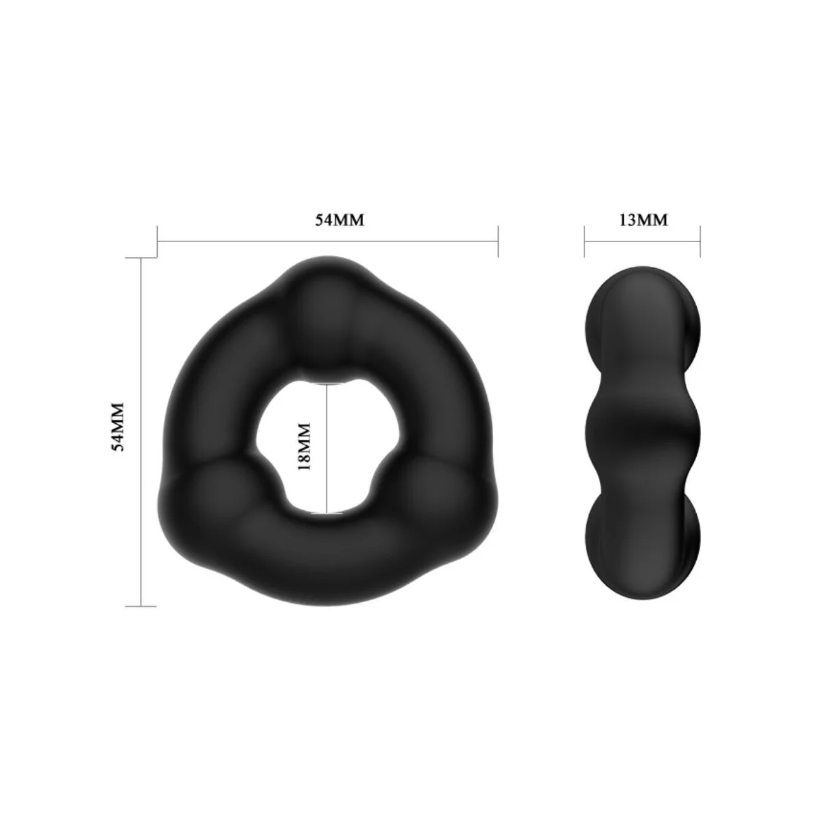 Superweicher Silikonring mit Knochen von Crazy Bull kaufen | Fesselliebe