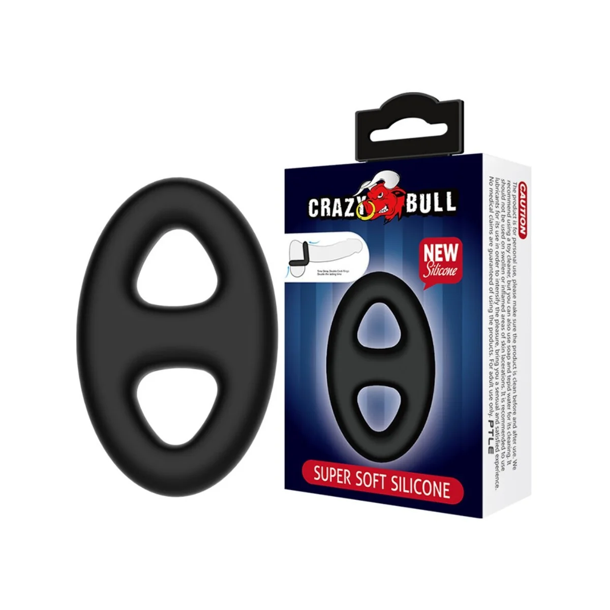 Superweicher Doppelter Silikonring von Crazy Bull kaufen | Fesselliebe