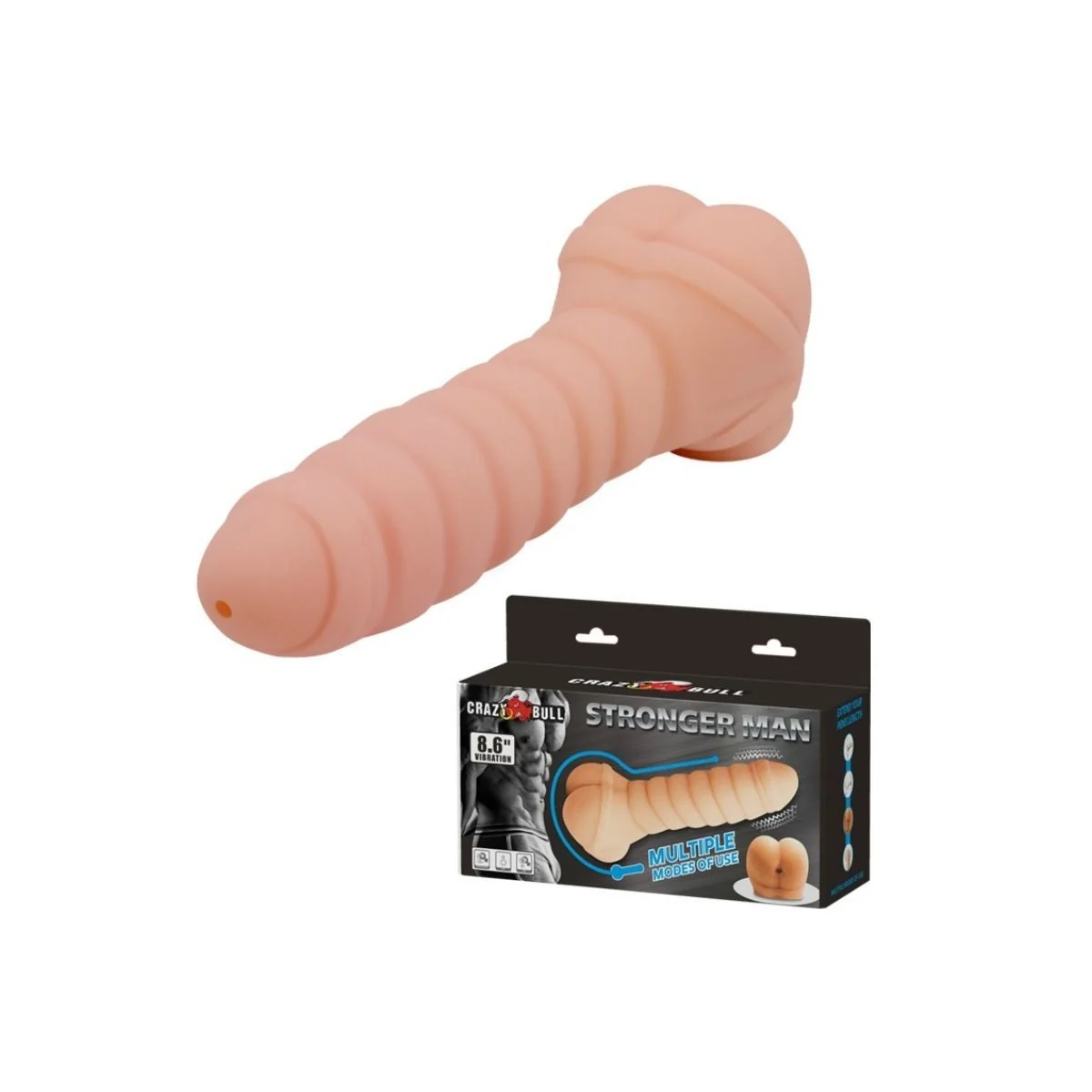 Multifunktionaler Penis 21.8 cm von Crazy Bull kaufen | Fesselliebe