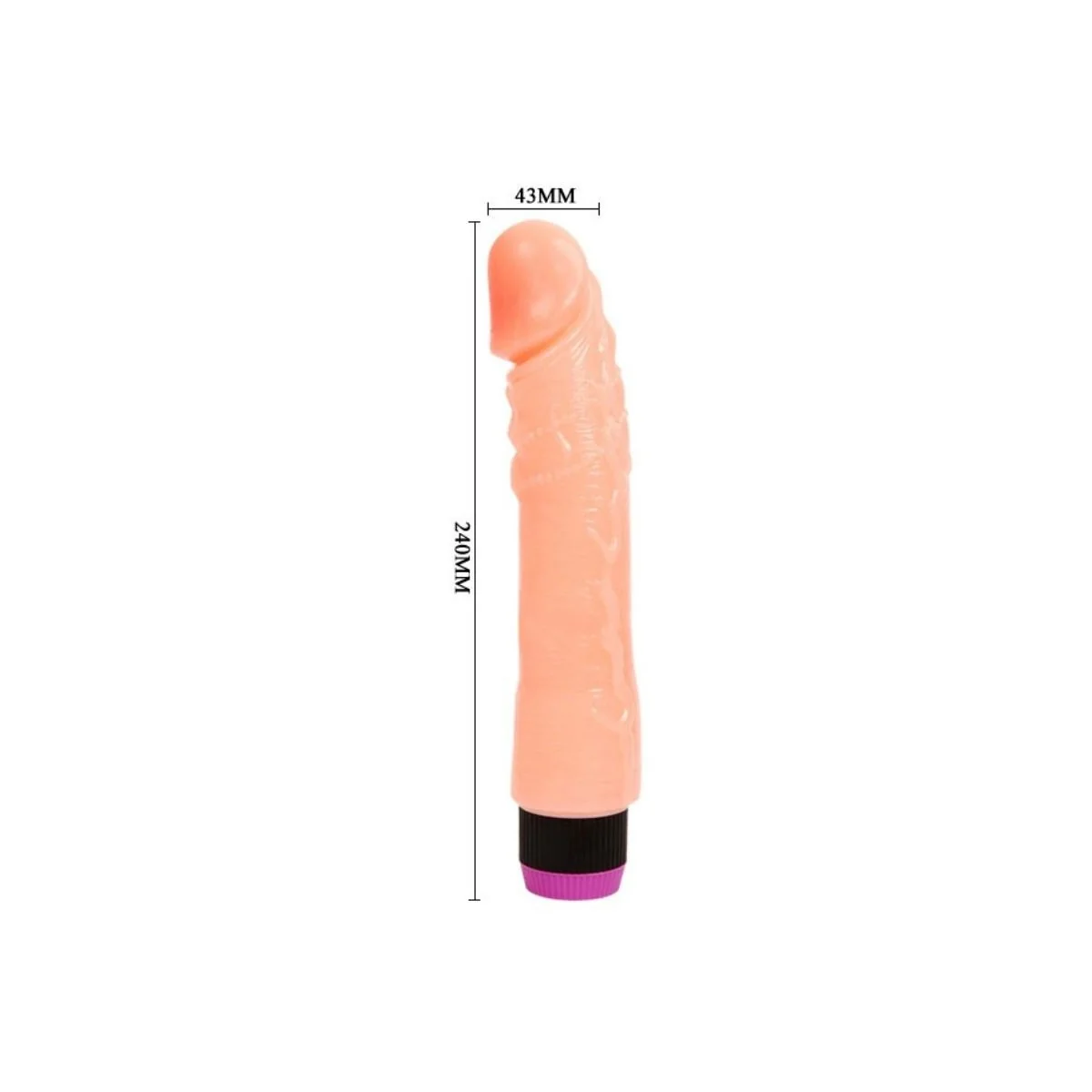 Natürlicher Flexibler realistischer Vibrator 24 cm von Baile Vibrators kaufen | Fesselliebe