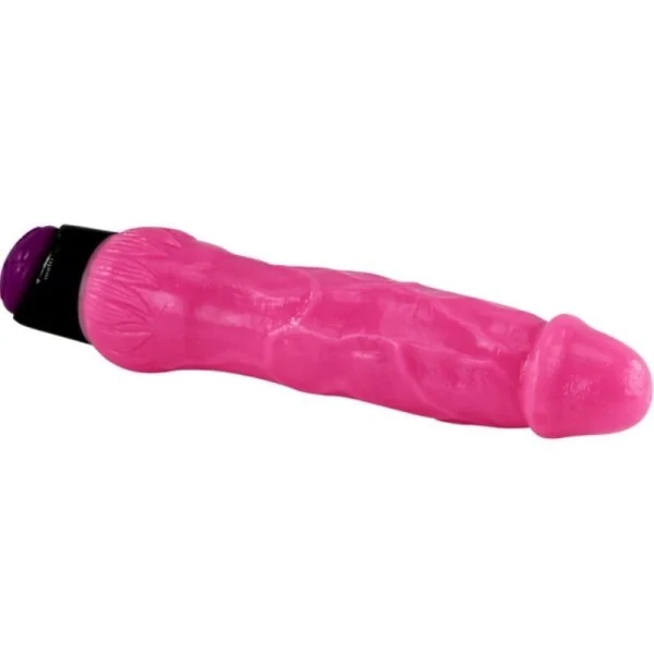 Bunter Sex realistischer Vibrator Rosa 24 cm von Baile kaufen | Fesselliebe