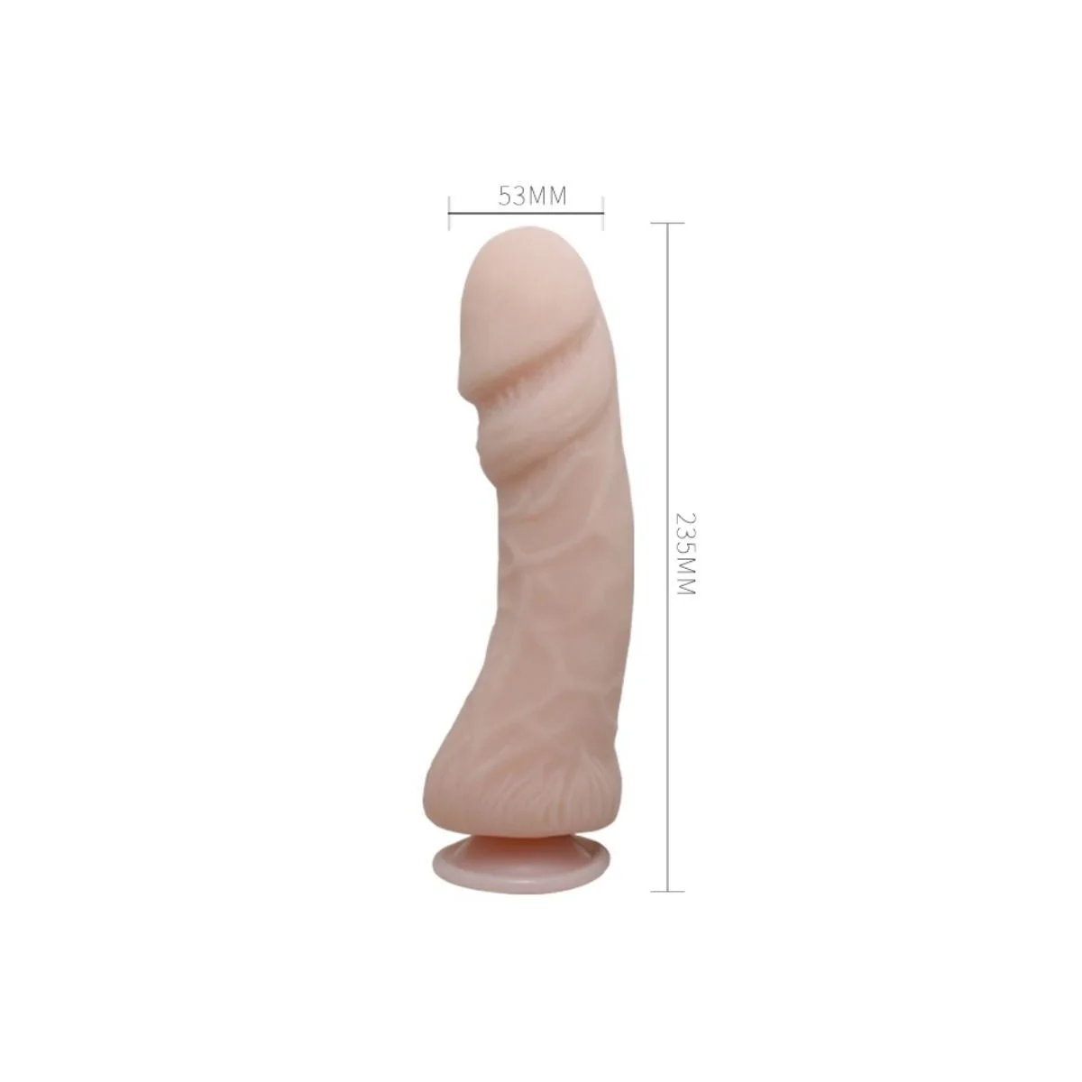 Der Grosse Penisdildo mit Natürlicher Vibration 23.5 cm von Baile kaufen | Fesselliebe