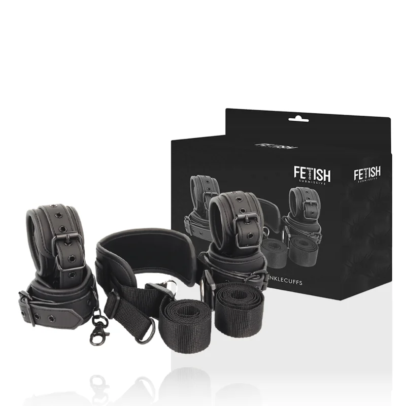 Meisterposition mit 4 Noprene-Gefüttert Handschellen von Fetish Submissive Bondage kaufen | Fesselliebe 2