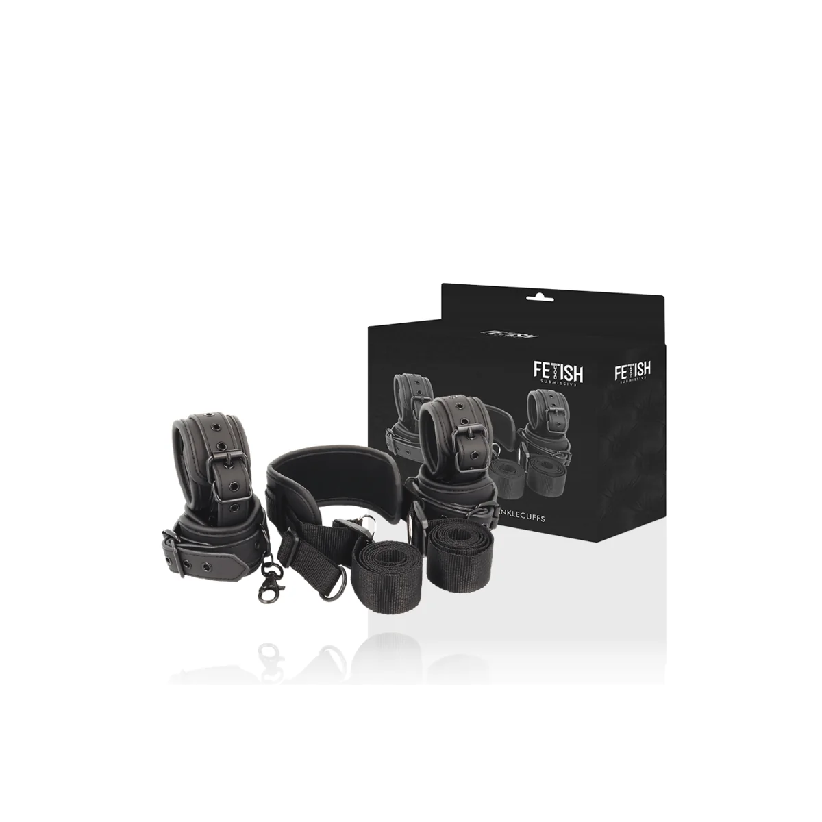 Meisterposition mit 4 Noprene-Gefüttert Handschellen von Fetish Submissive Bondage kaufen | Fesselliebe