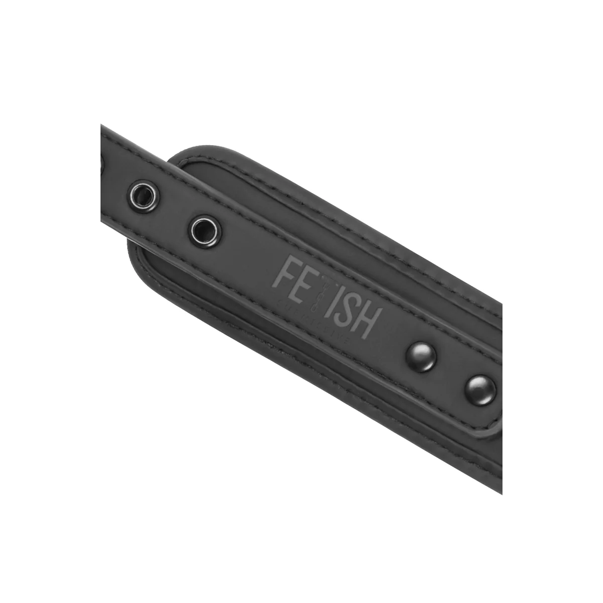 Halskette und Handschellen aus Veganem Leder mit Noprene-Futter von Fetish Submissive Bondage kaufen | Fesselliebe