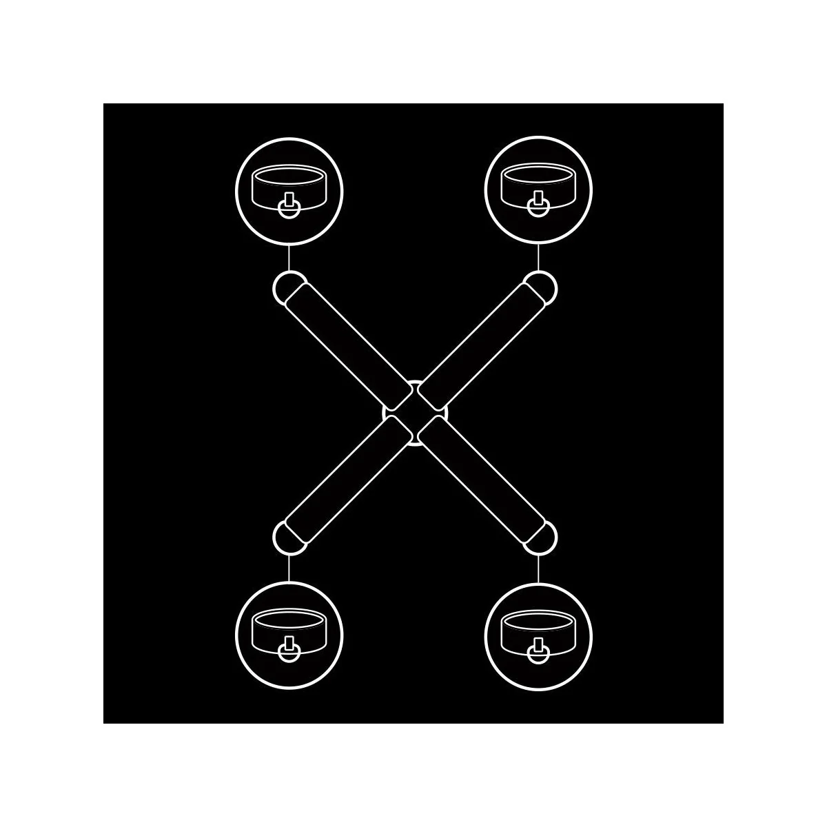 Handschellenverbindung aus Veganem Leder von Fetish Submissive Bondage kaufen | Fesselliebe