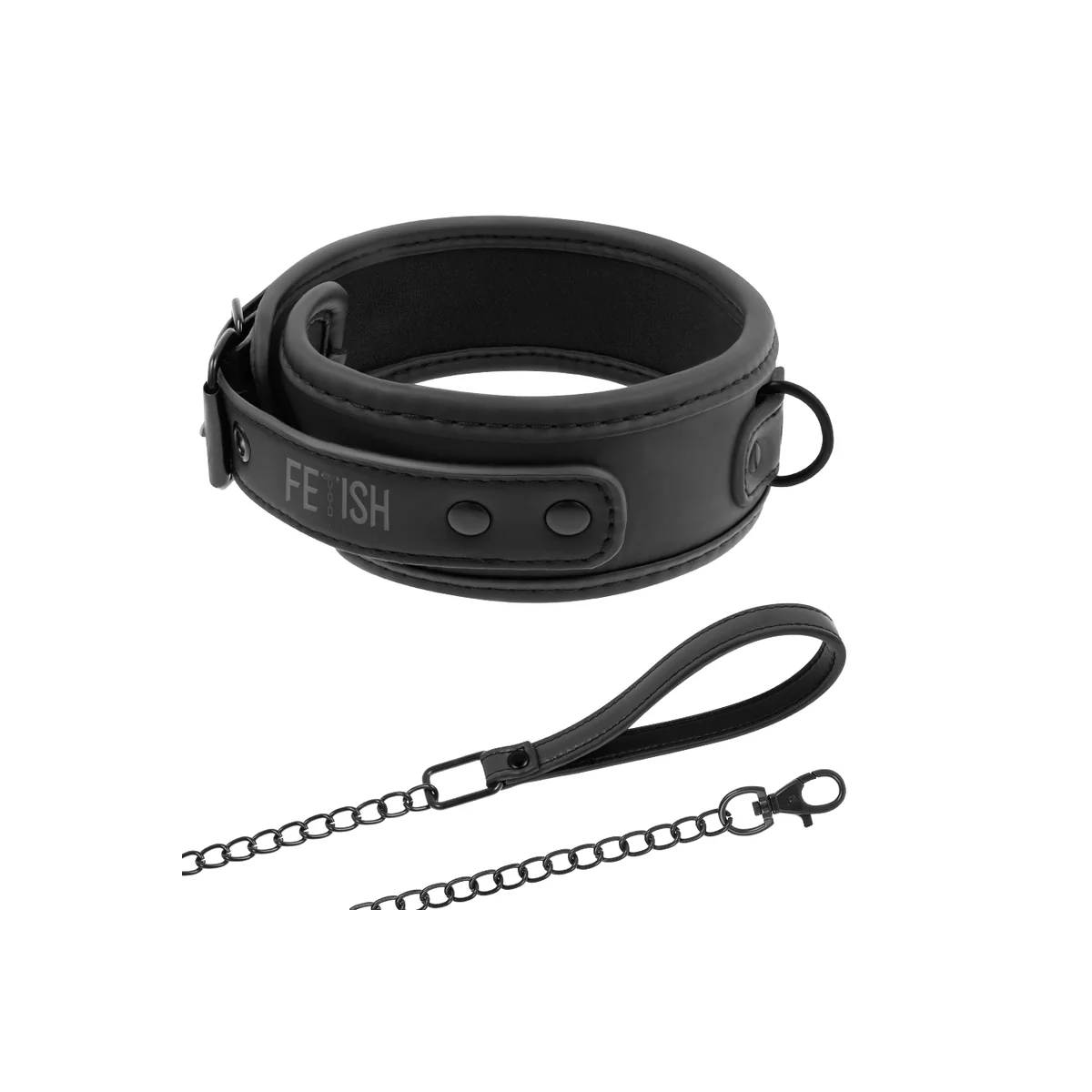 Kettenhalskette mit Noprene-Futter von Fetish Submissive Bondage kaufen | Fesselliebe