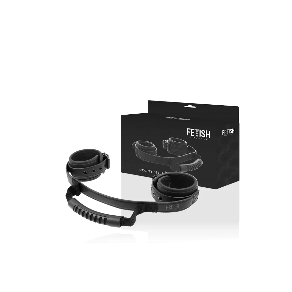 Handschellen mit Noprene-Futter und Griff von Fetish Submissive Bondage kaufen | Fesselliebe