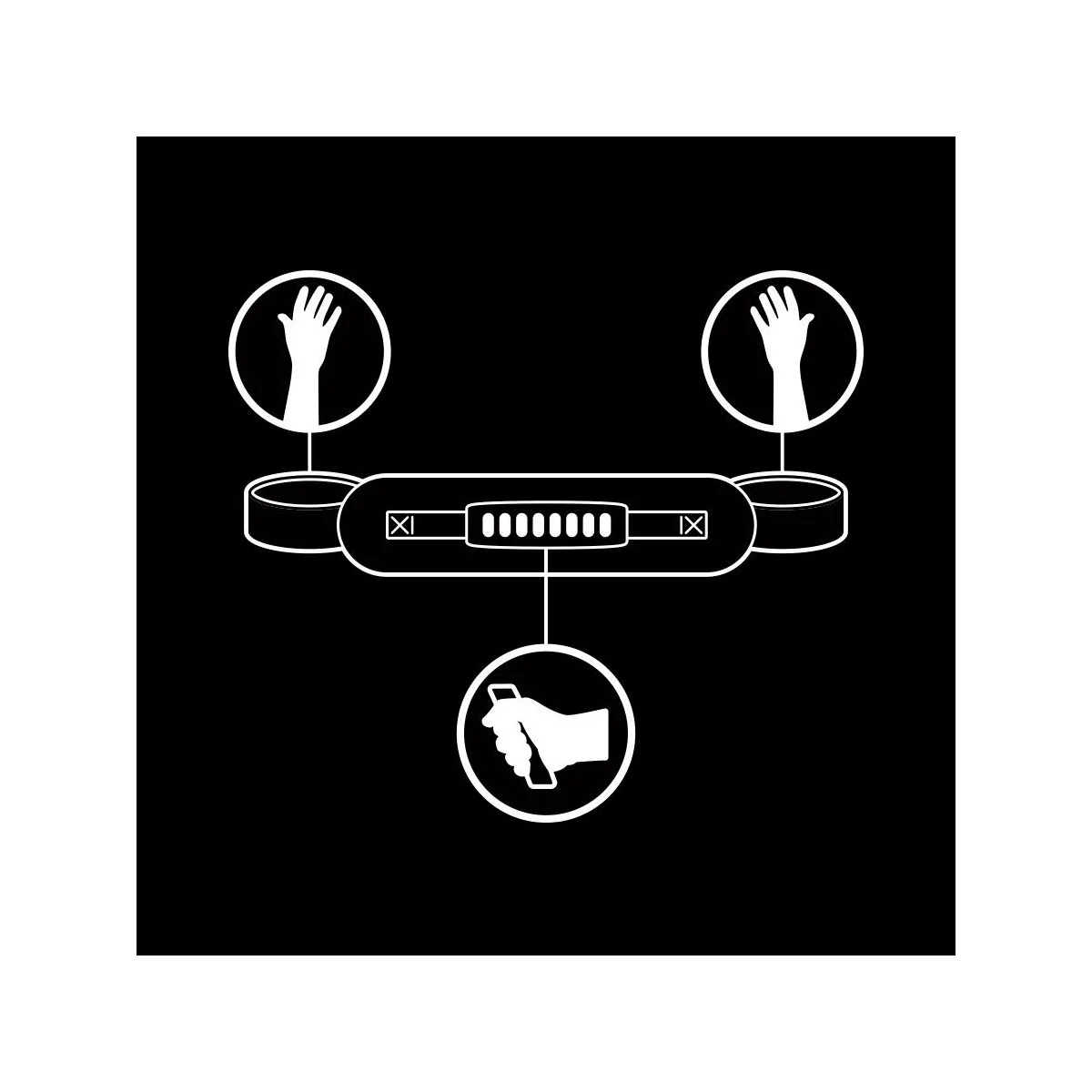 Handschellen mit Noprene-Futter und Griff von Fetish Submissive Bondage kaufen | Fesselliebe