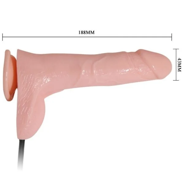 Realistischer Vibrierender und Aufblasbarer Dildo 18.8 cm von Baile kaufen | Fesselliebe