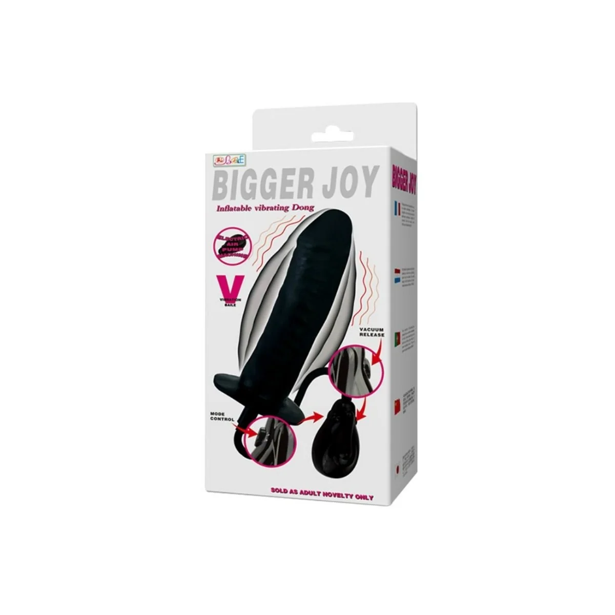 Bigger Joy Aufblasbarer Dildo mit Vibration 16 cm von Baile Stimulating kaufen | Fesselliebe