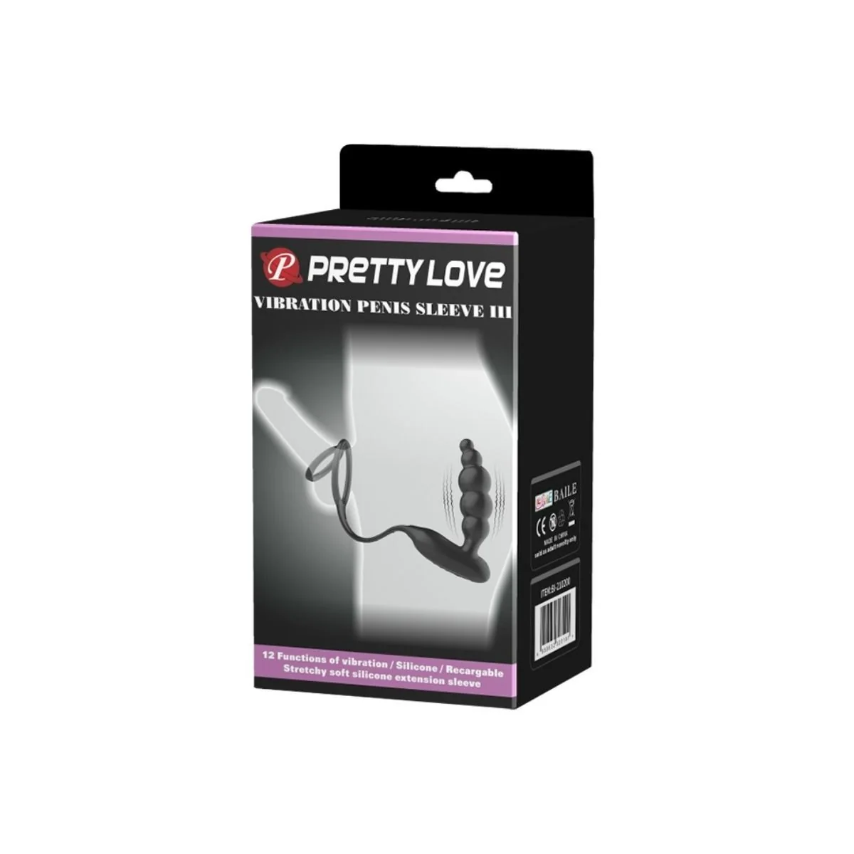 Penisringe mit Vibrator-Plug von Pretty Love kaufen | Fesselliebe