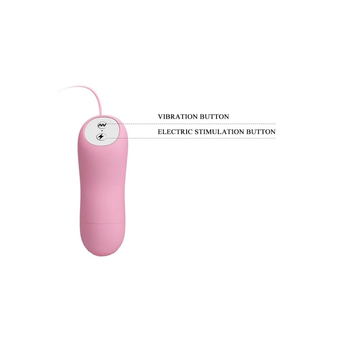 Romantische Wellenpinzette mit Vibration und Elektroschock von Baile kaufen | Fesselliebe