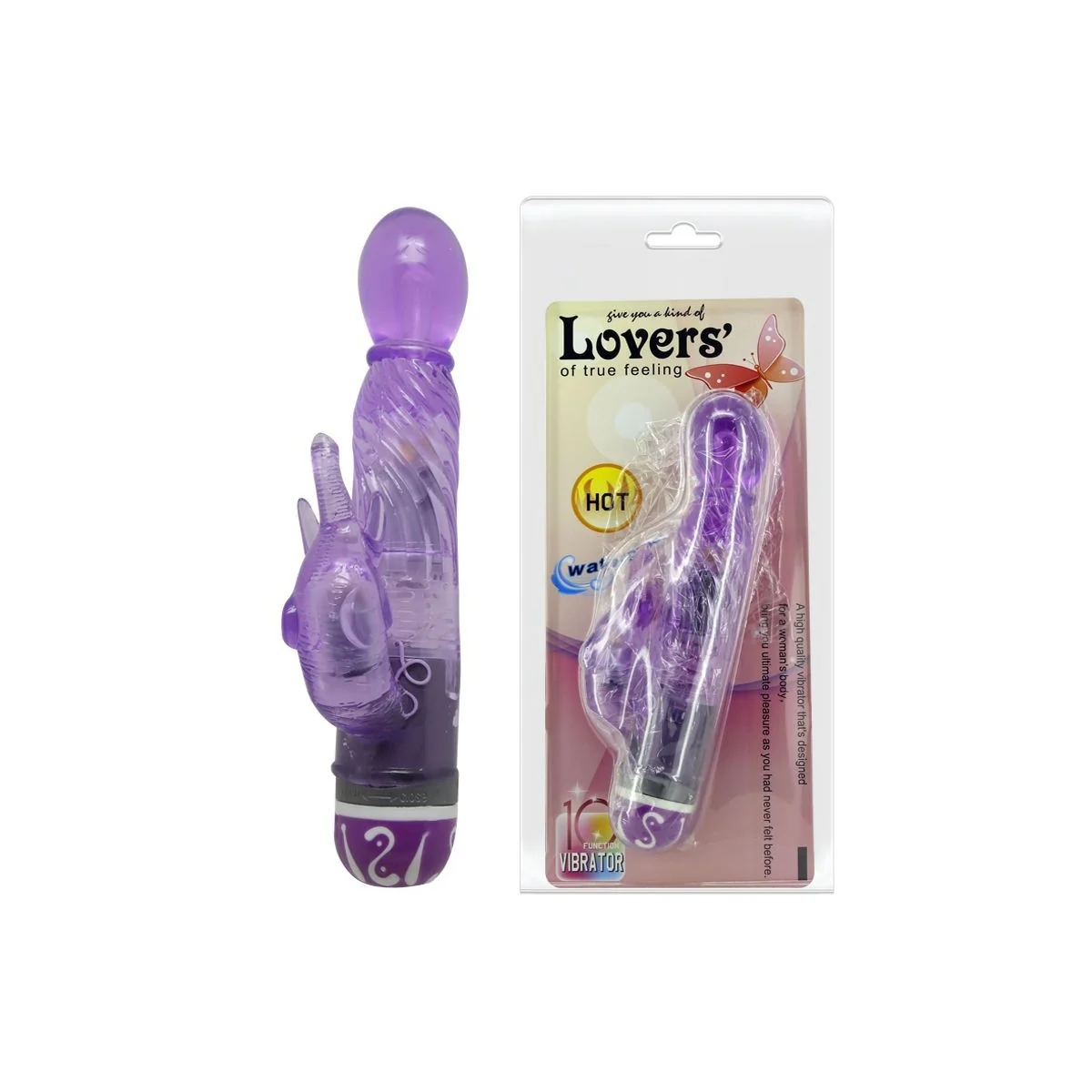 Multispeedvibrator mit Fliederstimulator von Baile Vibrators kaufen | Fesselliebe