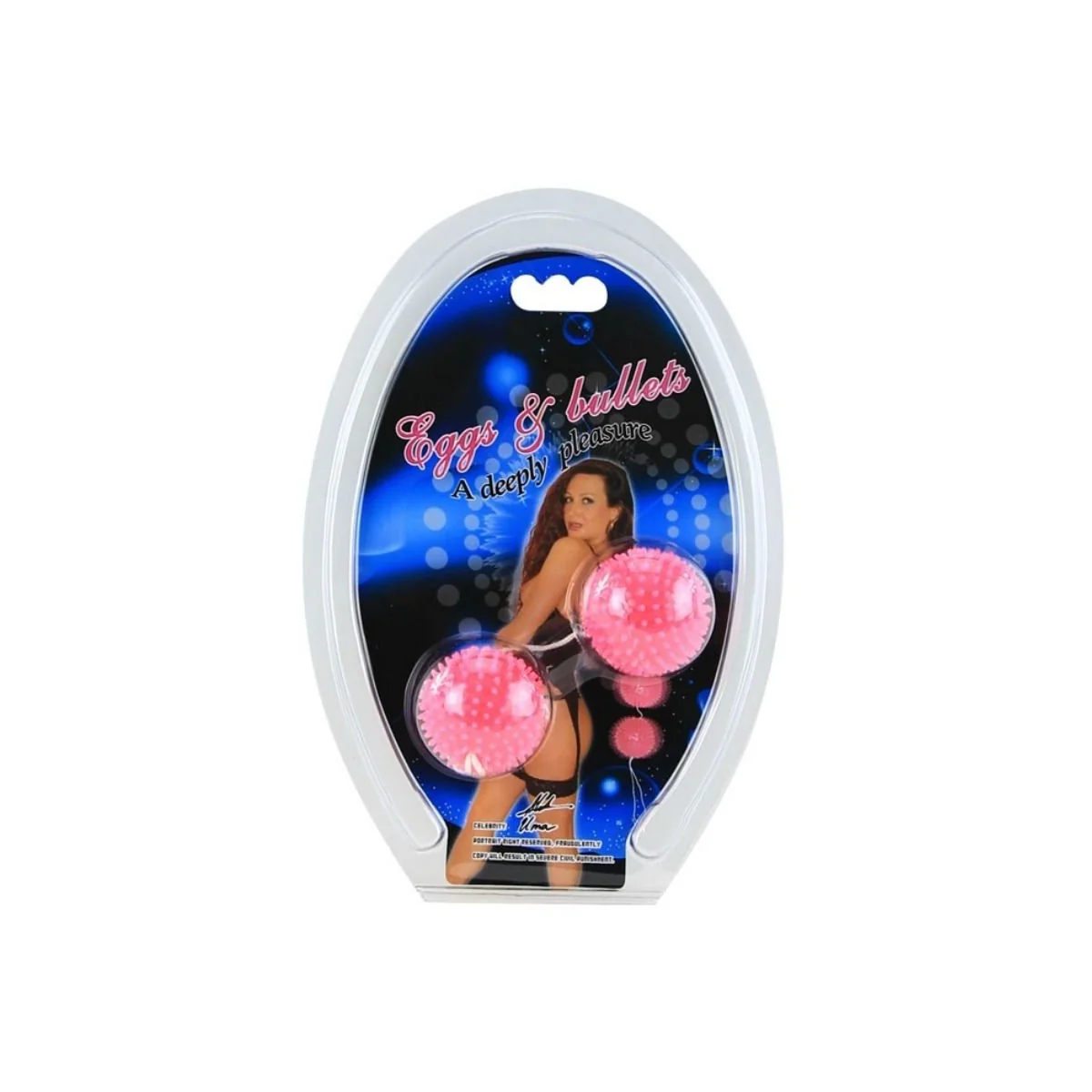 Rosa Strukturierte Bälle 3.6 cm. ein Tiefes Vergnügen von Baile Stimulating kaufen | Fesselliebe