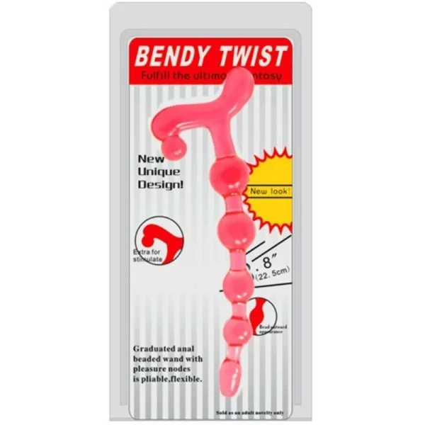 Bendy Twist Rote Analblle von Baile Anal kaufen | Fesselliebe