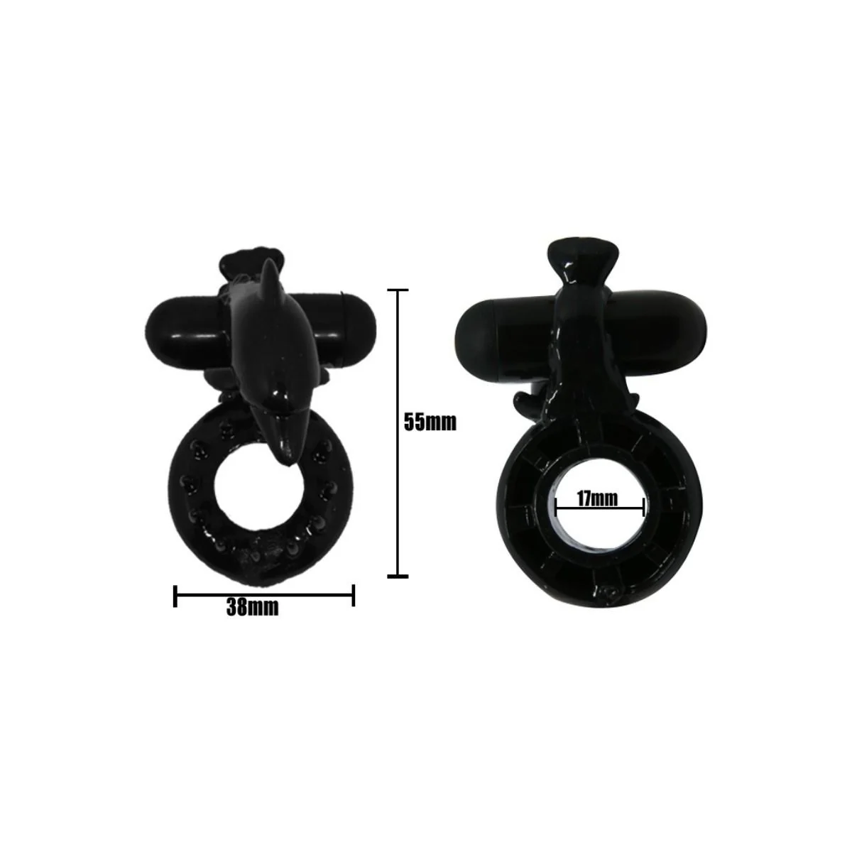 Sweet Ring Ring mit Klitorisstimulator Delfin von Baile For Him kaufen | Fesselliebe