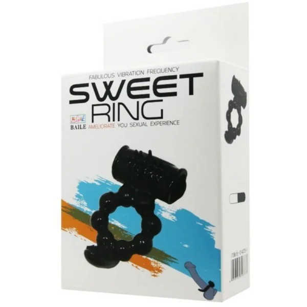 Sweet Ring Ring mit Doppelstimulator von Baile For Him kaufen | Fesselliebe