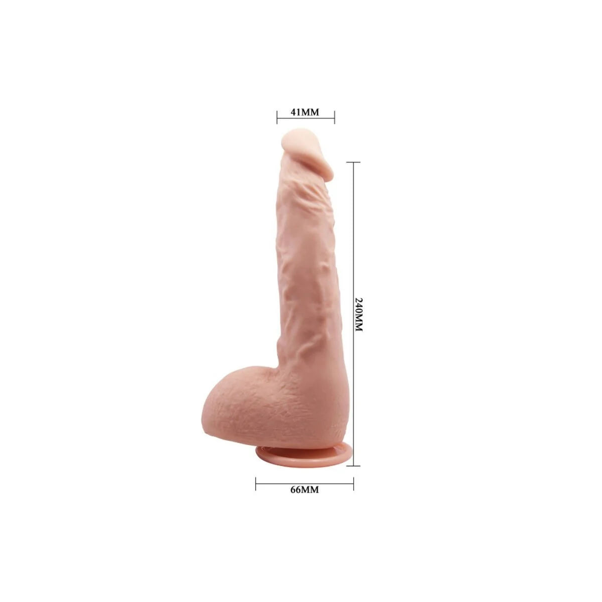 Realistischer Dildo Jason Natur 24 cm von Baile Vibrators kaufen | Fesselliebe
