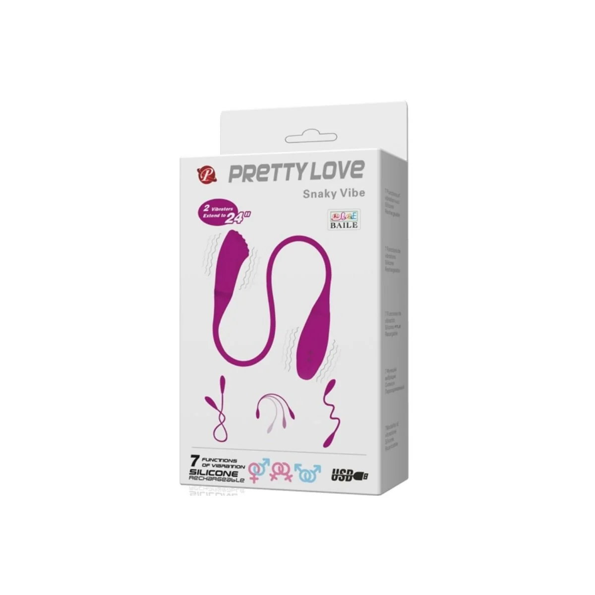 Smart Snaky Vibe Vibrator 2 Motoren von Pretty Love Smart kaufen | Fesselliebe