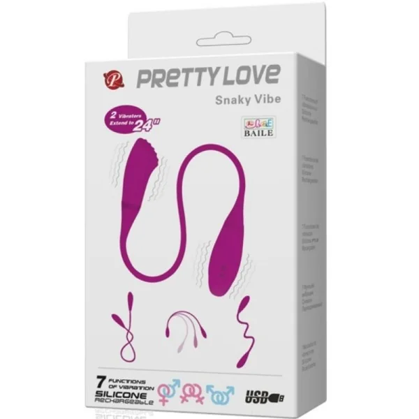 Smart Snaky Vibe Vibrator 2 Motoren von Pretty Love Smart kaufen | Fesselliebe